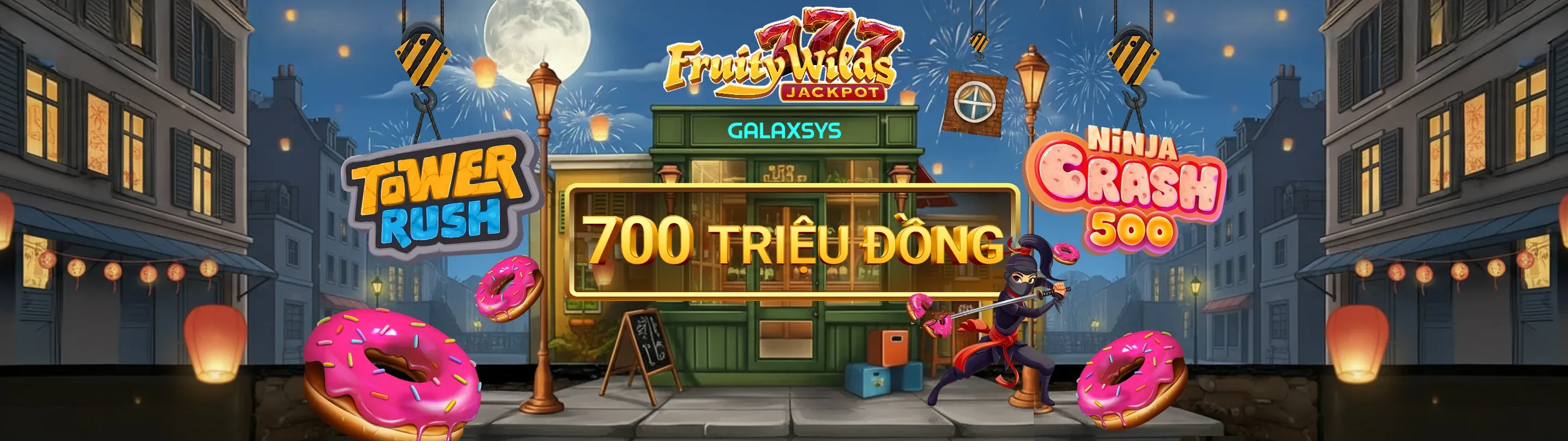 Biểu ngữ chương trình hoàn trả hàng ngày vu88 nổ hũ